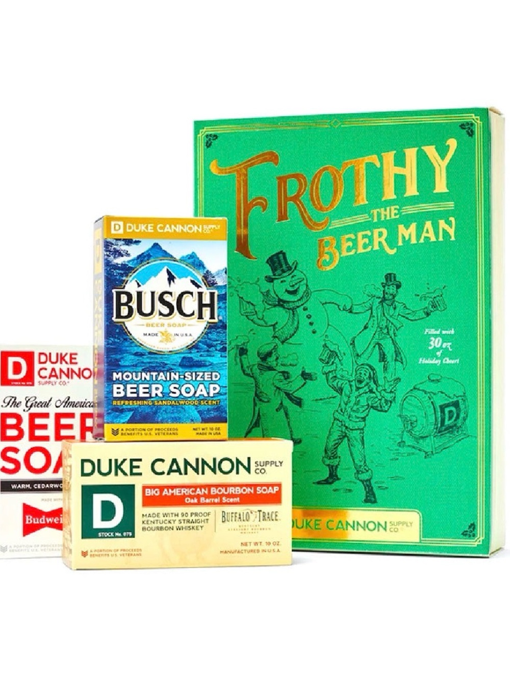 Duke Cannon Frothy The Beer Man Gift Set Brand New in Box